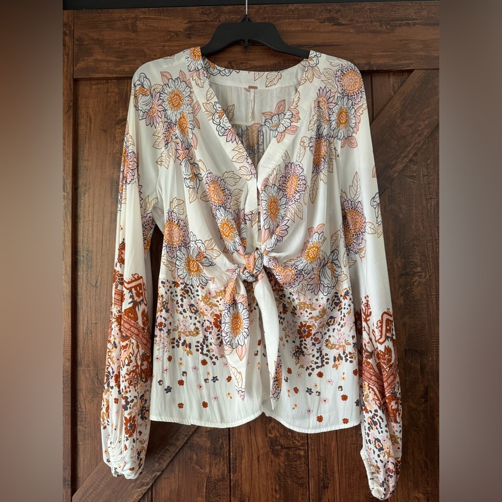 Free People Run Free Blouse